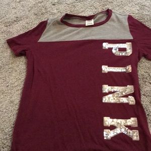 Maroon PINK shirt!